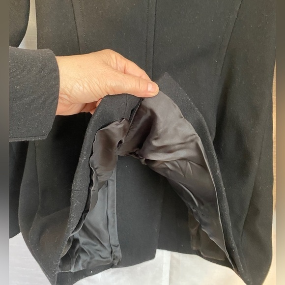 Babaton Wool  Blend Black Quincy Modern TrenchCoat Ladies XSM - Picture 12 of 16